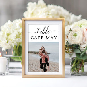 Kaarten met het nummer van de Tafel van de Tafel v