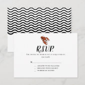 Kaarten met respons op de werkplek RSVP kaartje (Voorkant / Achterkant)