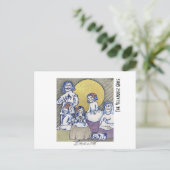Kaarten met tekeningen geïnspireerd op Las Meninas (Staand voorkant)