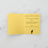 Kaarten met zwarte kat Aangepaste Halloween Party- (Binnen)