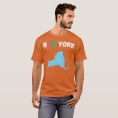 Kaarten New York Design vrienden T-shirt (Voorkant volledig)