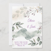 KAARTEN OM DE DATUM TE BEWAREN MET BLOEMEN (Voorkant)