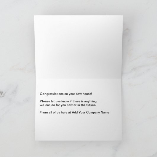 Kaarten om makelaars te bedanken (Binnen)