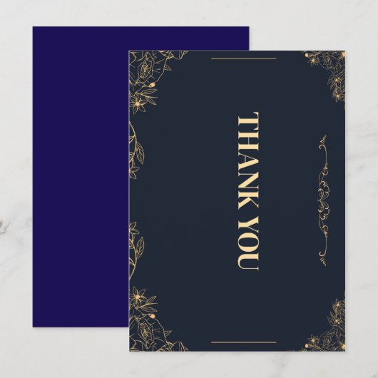 Kaarten om te bedanken  (Voorkant / Achterkant)