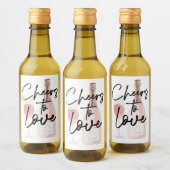 Kaarten om van aangepast Vrijgezellenfeest te houd Wijn Etiket (Flessen)