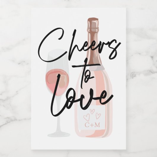 Kaarten om van aangepast Vrijgezellenfeest te houd Wijn Etiket (Enkel label)