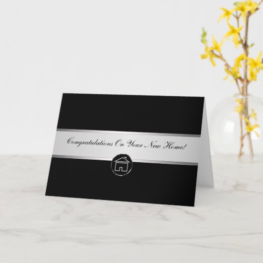 Kaarten om vastgoedklanten te bedanken (Gele Bloem)