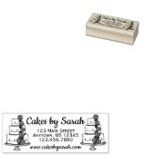 Kaarten op bakkerijen van bakkerijen rubberstempel (Gestempeld)