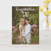 Kaarten op de dag van de bruiloft - nog vele jaren (Gele Bloem)