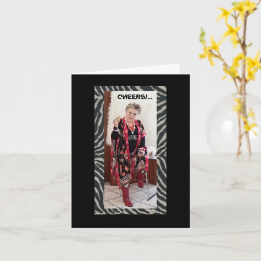 Kaarten op de nieuwjaarskaart (Gele Bloem)