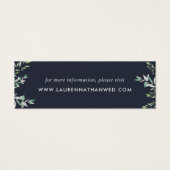 Kaarten op de website Winter Sage Wedding | Mini Mini Visitekaartjes (Voorkant)