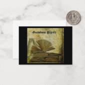 Kaarten op papier notitiekaartje (Voorkant / Achterkant in situ)