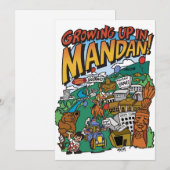 Kaarten "Opgroeien in Mandan" (Voorkant / Achterkant)