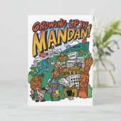 Kaarten "Opgroeien in Mandan" (Staand voorkant)