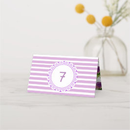 Kaarten Paars Petunia Wedding Table Aantal Plaatskaartje