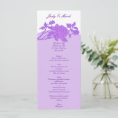 Kaarten Paarse ventilator Aangepast menu (Staand voorkant)