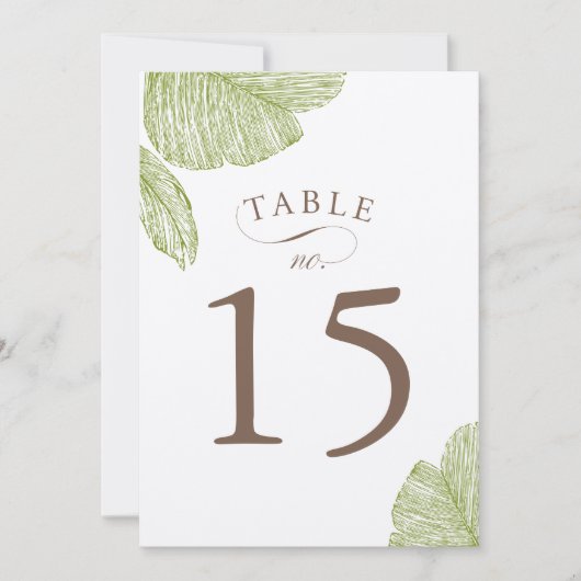 Kaarten palmweduwingstabel (Voorkant)