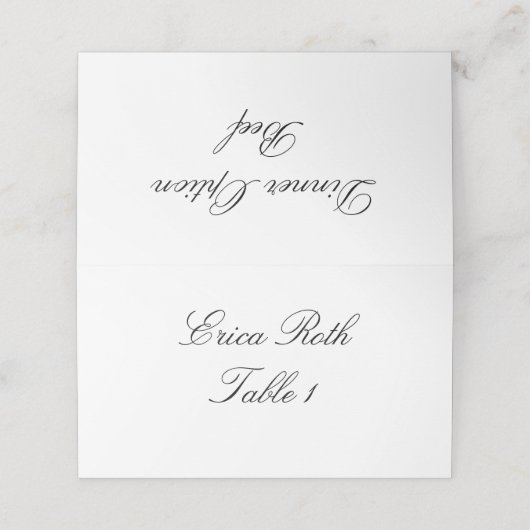 Kaarten plaatsen plaatskaartje (Buitenkant ongevouwen)