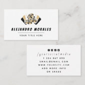 Kaarten plakken Kluizen van Clubs Chips Casino The Visitekaartje (Voorkant / Achterkant)