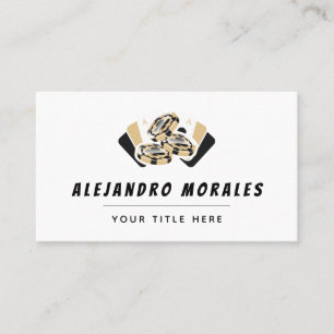 Kaarten plakken Kluizen van Clubs Chips Casino The Visitekaartje