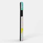 kaarten pointilisme Wereldkaart met bladeren Case-Mate iPhone Case (Achterkant/rechts)