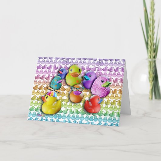 KAARTEN - Rubber Duckies Pop Art (Voorkant)