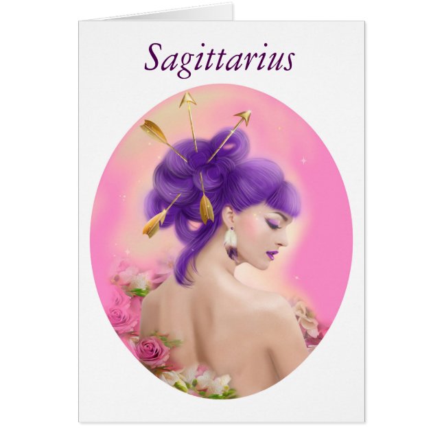Kaarten Sagittarius zodiac (Voorkant)