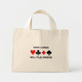 Kaarten spelen Bridge (vier kaartcircuits) Grote Tote Bag (Voorkant)