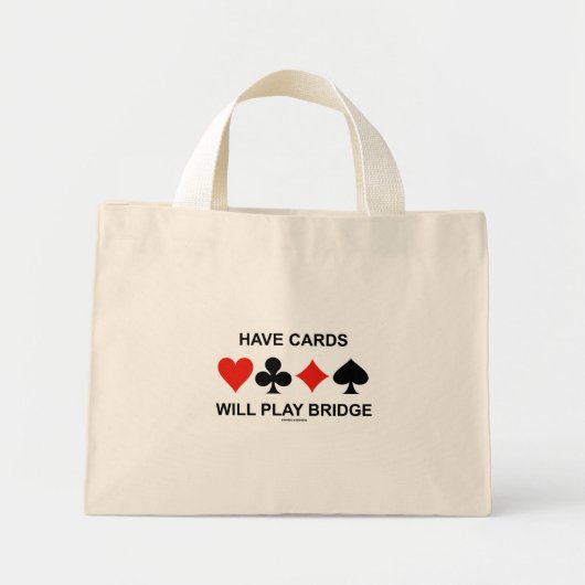 Kaarten spelen Bridge (vier kaartcircuits) Grote Tote Bag (Voorkant)