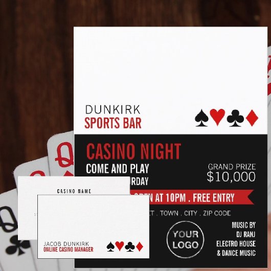 Kaarten spelen, casino's, gamesector visitekaartje