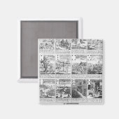 Kaarten spelen die bubbels verzachten magneet (Voorkant / Achterkant)