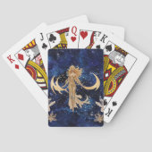 Kaarten spelen met Celestial Goddess in Faux Gold (Achterkant)