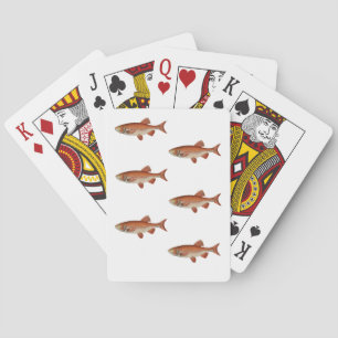 KAARTEN SPELEN MET FISH LOGO