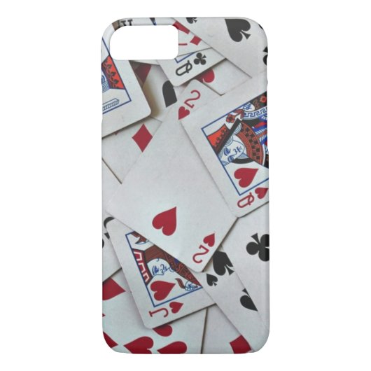 Kaarten spelen Poker Games Queen King Case-Mate iPhone Case (Achterkant)
