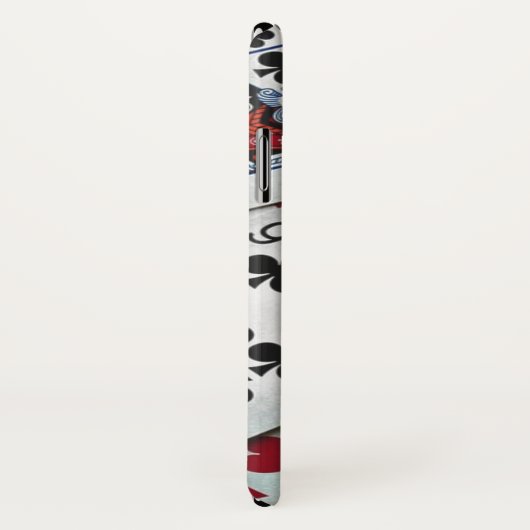 Kaarten spelen Poker Games Queen King Case-Mate iPhone Case (Achterkant / rechts)