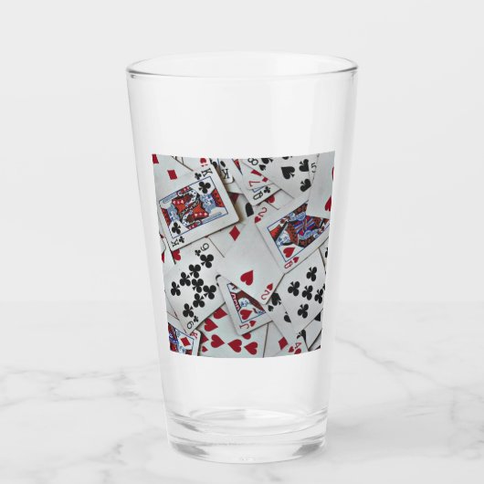 Kaarten spelen Poker Games Queen King Glas (Voorkant)