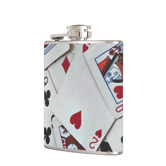 Kaarten spelen Poker Games Queen King Heupfles (Links)