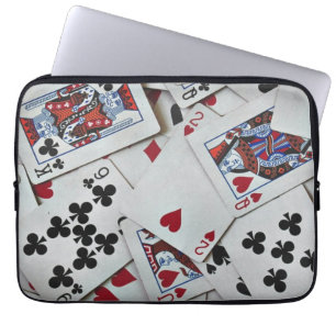 Kaarten spelen Poker Games Queen King Laptop Sleeve