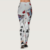 Kaarten spelen Poker Games Queen King Leggings (Achterkant)