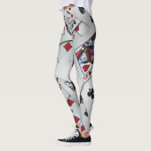 Kaarten spelen Poker Games Queen King Leggings (Links)