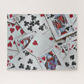 Kaarten spelen Poker Games Queen King Legpuzzel (Horizontaal)