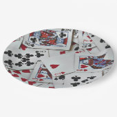 Kaarten spelen Poker Games Queen King Papieren Bordje (Gekanteld)