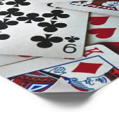 Kaarten spelen Poker Games Queen King Poster (Hoek)