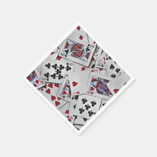 Kaarten spelen Poker Games Queen King Servet (Hoek)