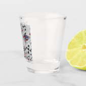 Kaarten spelen Poker Games Queen King Shot Glas (Rechts)