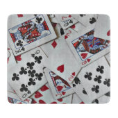 Kaarten spelen Poker Games Queen King Snijplank (Voorkant)