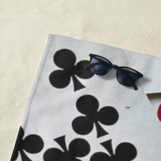 Kaarten spelen Poker Games Queen King Strandlaken (In situ)