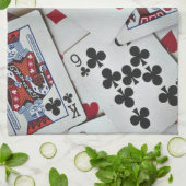 Kaarten spelen Poker Games Queen King Theedoek (Gevouwen)