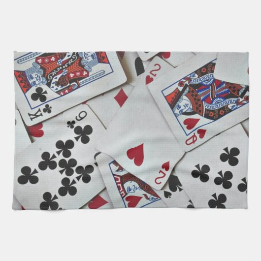 Kaarten spelen Poker Games Queen King Theedoek (Horizontaal)