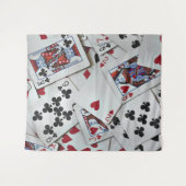 Kaarten spelen Poker Games Queen King Wandkleed (Voorkant (horizontaal))